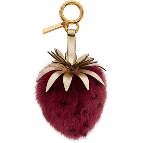 fendi mink keyring|real real fendi keychains.